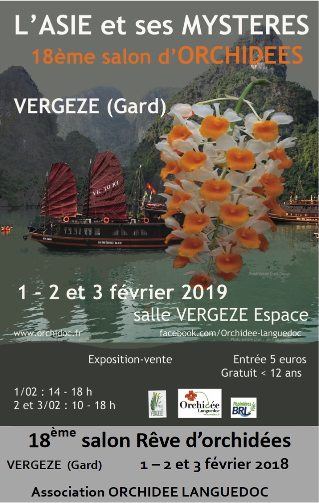 Exposition d'Orchidees Vergeze 2019