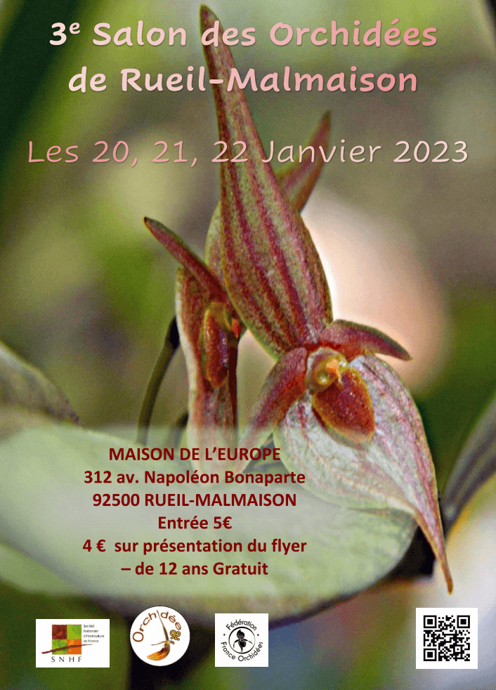 Exposition 'orchidée 92' du 20 au 22 janvier 2023