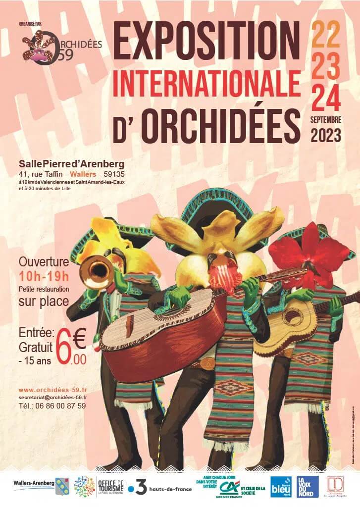 2023 expo d'orchidees wallers 22-24 sept