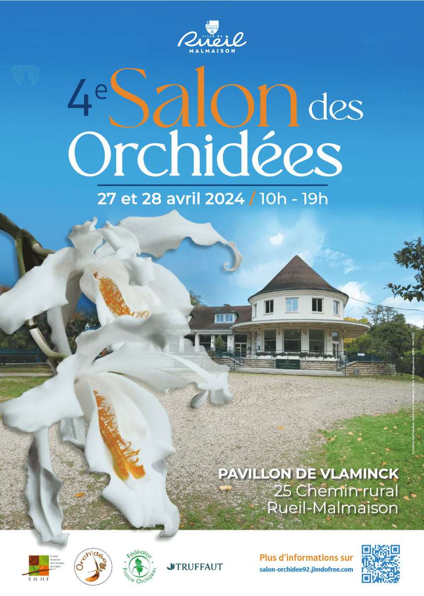 Avril 2024 exposition d'orchidées à Rueil Malmaison