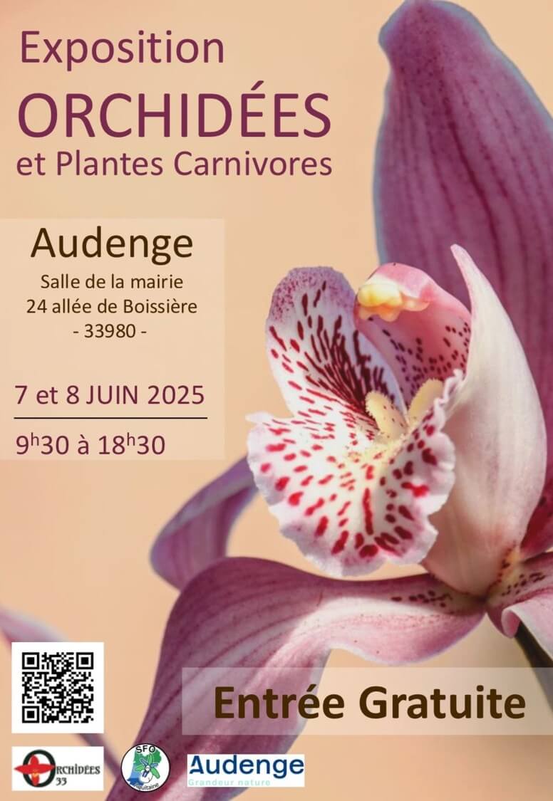 expo d'orchidées Juin 2025 à Audenge