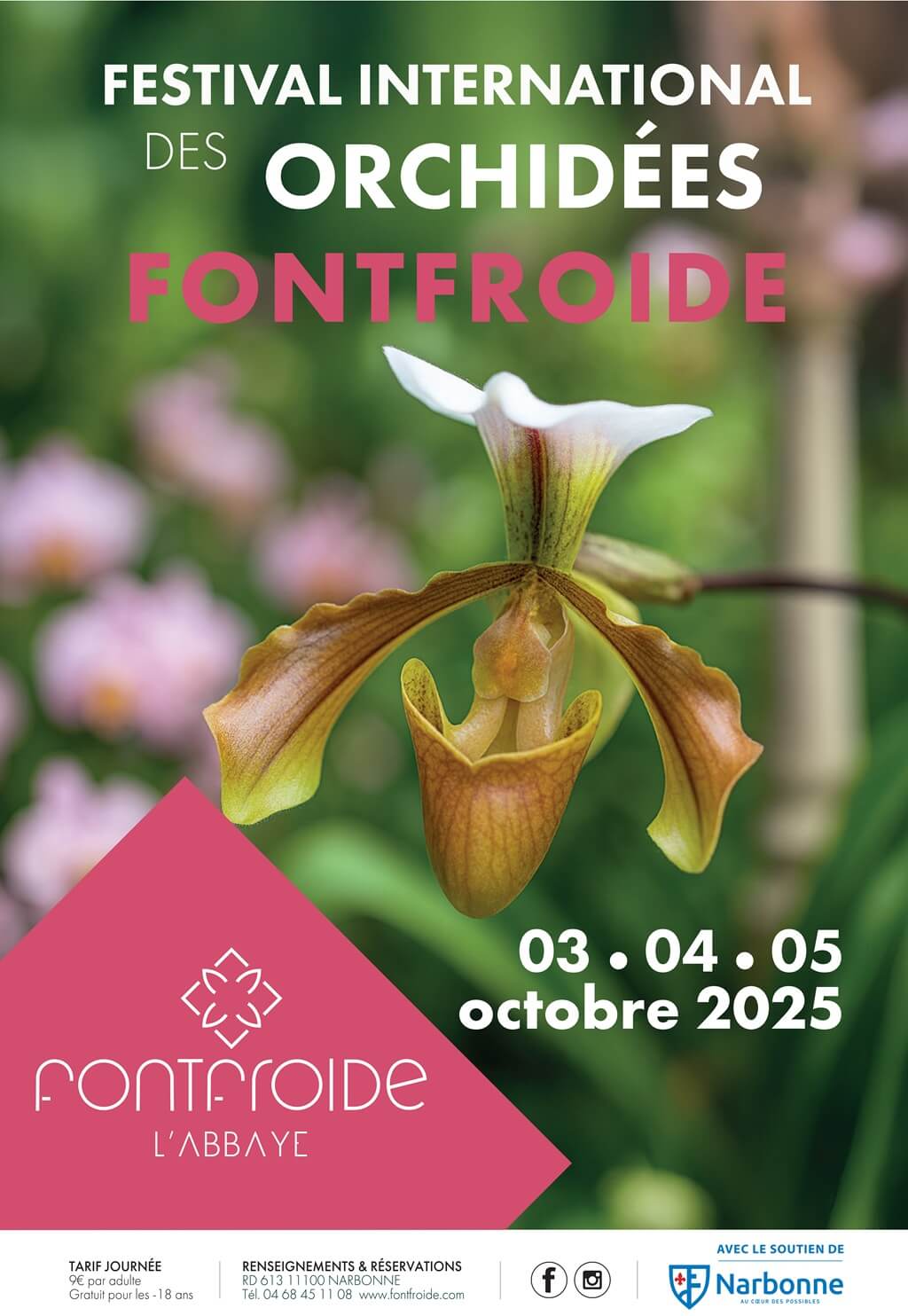 FESTIVAL ORCHIDEES 2025 - ABBAYE DE FONTFROIDE