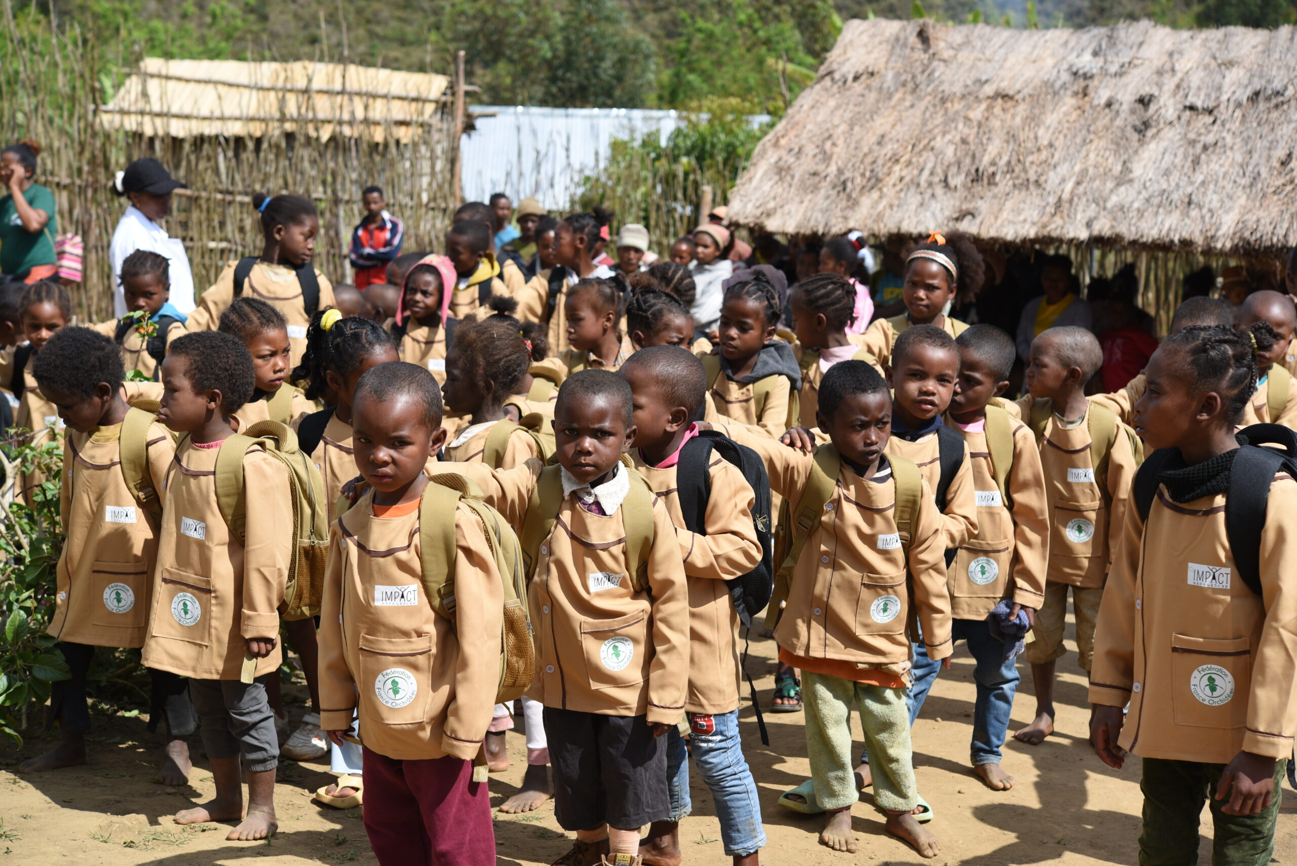 Rentrée des classes sept. 2025 à Iaroka à Madagascar